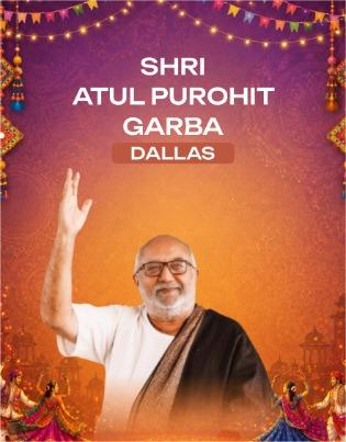Shri Atul Purohit Garba Dallas Sep 18th 2026